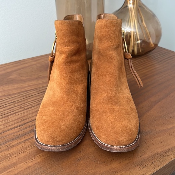 See by Chloé Louise Tan Suede Ankle Booties - Picture 4 of 9